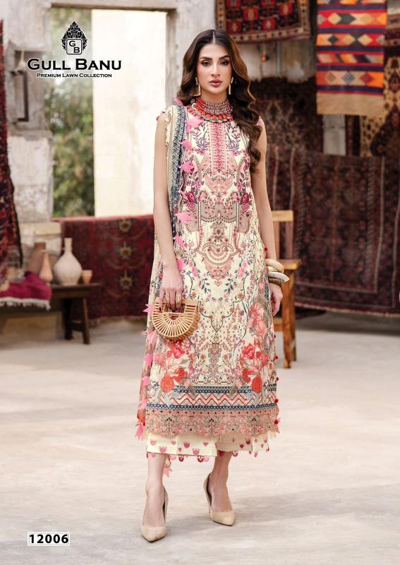 Gull aahmed gull banu vol-12 wholesaler of salwar suits in kolkata